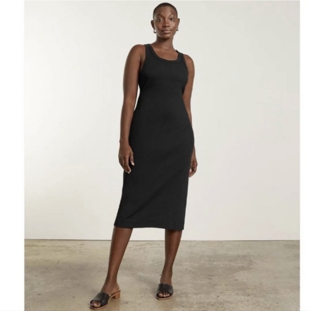 Everlane Black Tank Top Dress Size S NWT